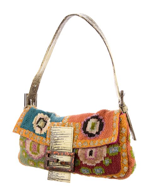 fendi baguette sale|vintage fendi beaded baguette.